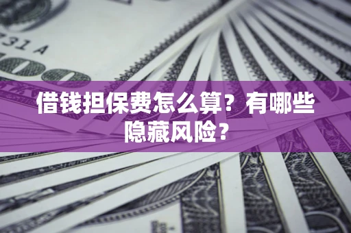 北京借钱担保费怎么算？有哪些隐藏风险？