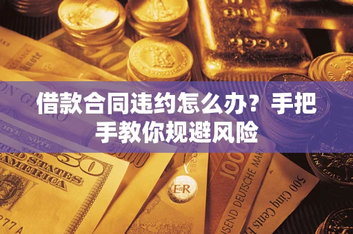 北京借款合同违约怎么办？手把手教你规避风险
