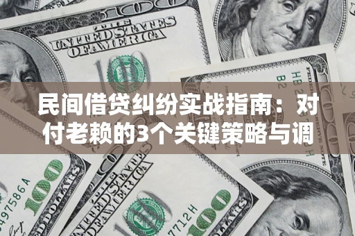 北京民间借贷纠纷实战指南：对付老赖的3个关键策略与调解盲区解析