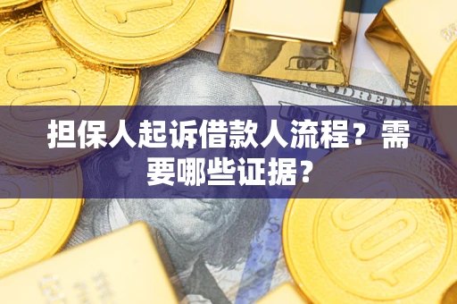北京担保人起诉借款人流程?需要哪些证据? 北京担保人起诉借款人流程?需要哪些证据?