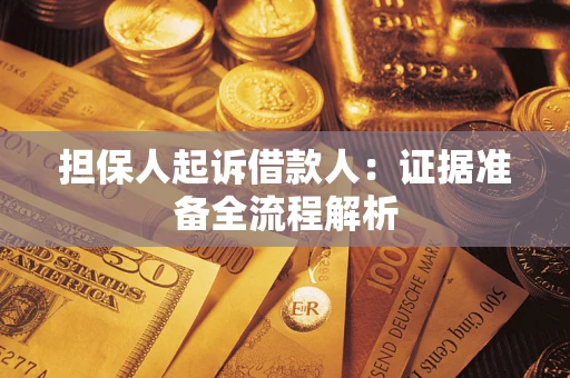 北京担保人起诉借款人：证据准备全流程解析