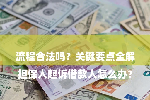 北京

担保人起诉借款人怎么办？流程合法吗？关键要点全解析