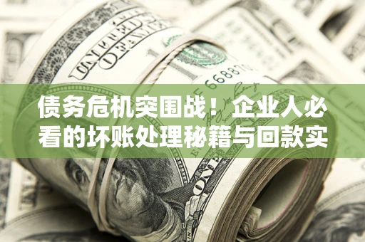北京债务危机突围战！企业人必看的坏账处理秘籍与回款实战指南